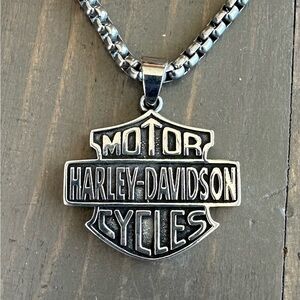 Large Harley Davidson Pendant
